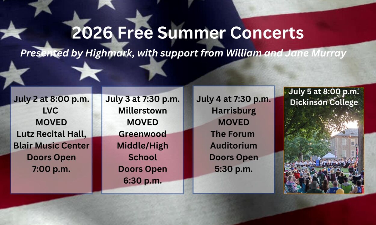 2026 Free Summer Concert Series Updated Schedule