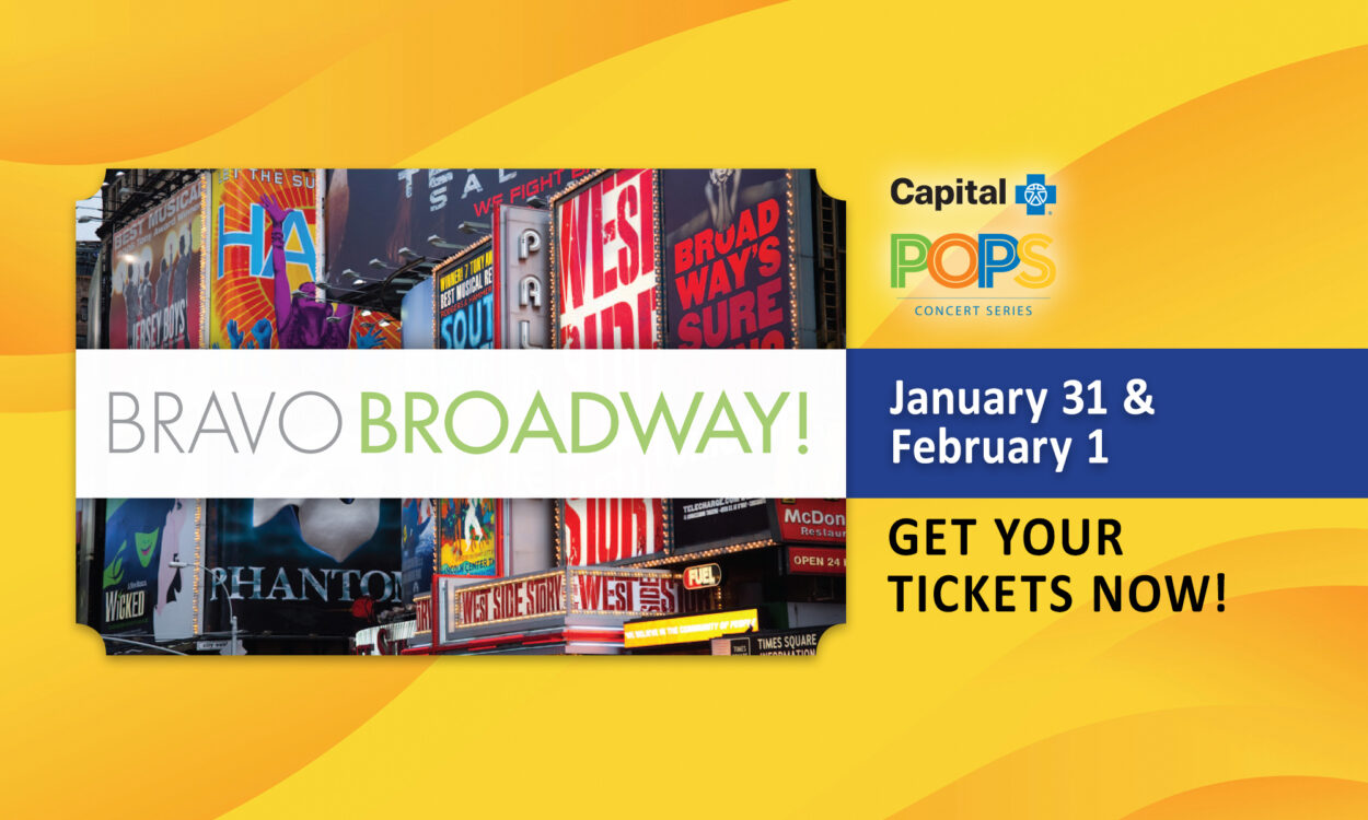 HSO Capital Blue Cross POPS3 Bravo Broadway January 31 and February 1, 2026 at the Forum Auditorium Harrisburg, PA